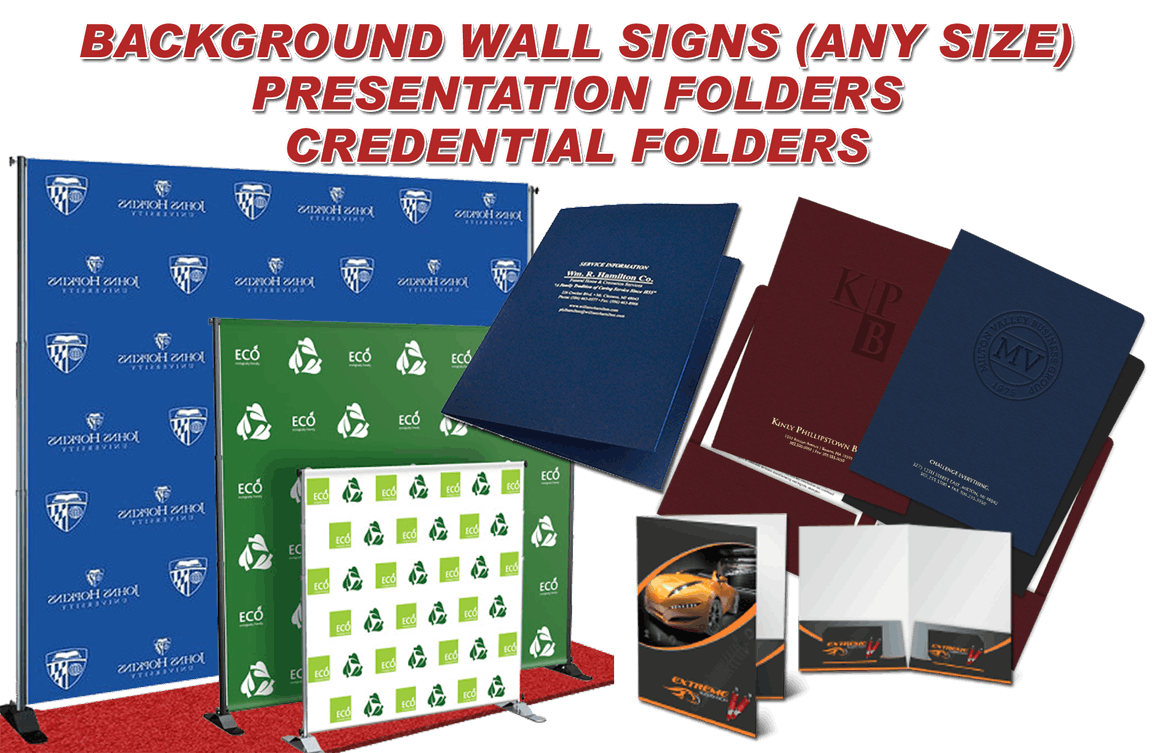 background wall signs
