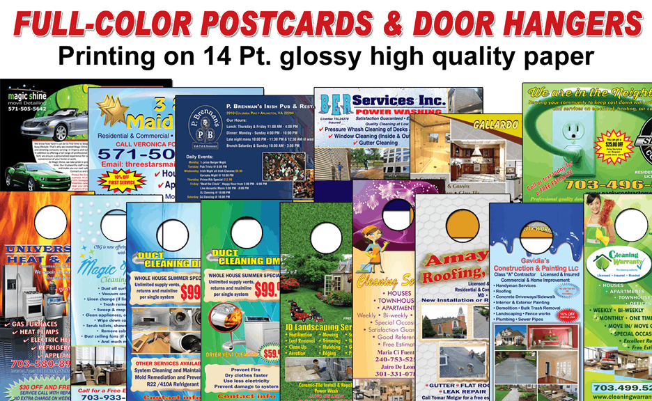 full color posrcards